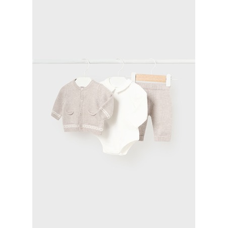 Conjunto 3 piezas tricot bebe mayoral