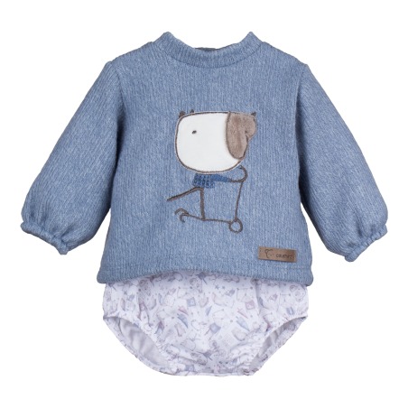 Conjunto Pololo bebe niño Navia Calamaro