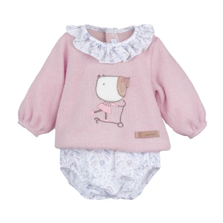Conjunto Pololo bebe niña Navia Calamaro