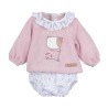 Conjunto Pololo bebe niña Navia Calamaro