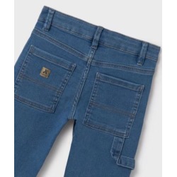 Pantalón vaquero pespuntes recto chico mayoral