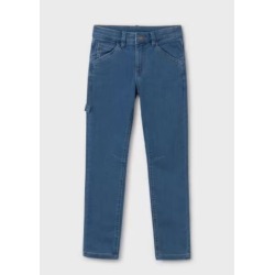 Pantalón vaquero pespuntes recto chico mayoral