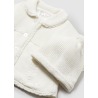 Abrigo tricot y gorro bebe niña mayoral
