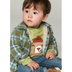 Camiseta interactiva oso bebé mayoral