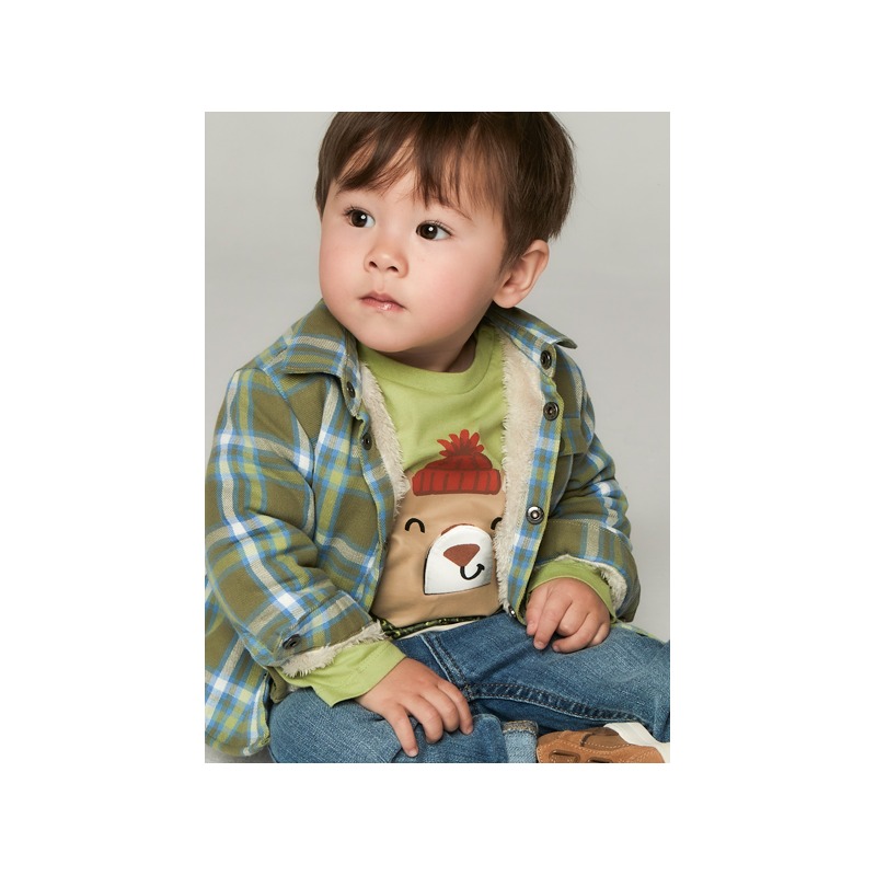 Camiseta interactiva oso bebé mayoral