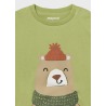 Camiseta interactiva oso bebé mayoral