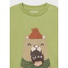 Camiseta interactiva oso bebé mayoral