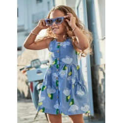 Vestido estampado niña mayoral