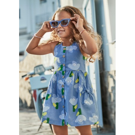 Vestido estampado niña mayoral