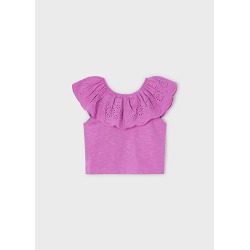 Camiseta m/c combinada niña mayoral