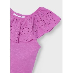 Camiseta m/c combinada niña mayoral