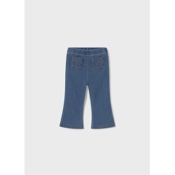 Leggings denim acampanado...