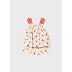 Conjunto short punto bambula bebe niña mayoral
