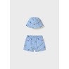 Conjunto bañador con gorro bebe niño mayoral