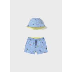 Conjunto bañador con gorro...
