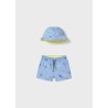Conjunto bañador con gorro bebe niño mayoral