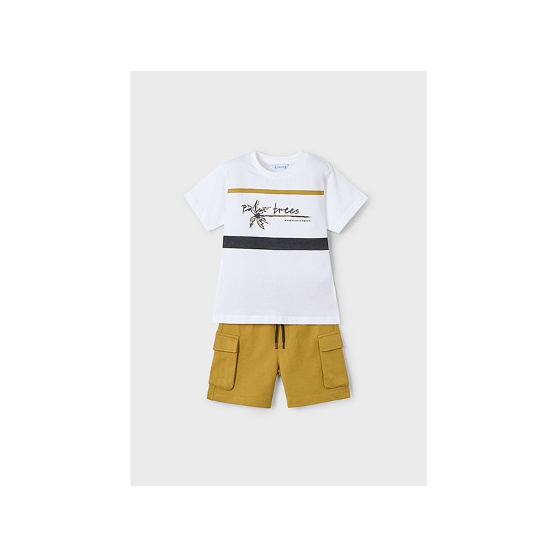 Conjunto punto bermuda cargo niño mayoral