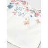 Camiseta m/c grafica flores bebe niña mayoral