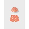 Conjunto bañador con gorro bebe niño mayoral