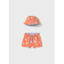 Conjunto bañador con gorro...