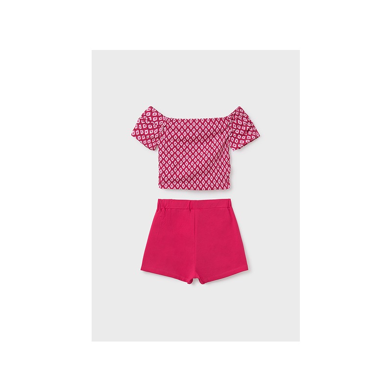 Conjunto short estampado chica mayoral