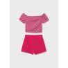 Conjunto short estampado chica mayoral
