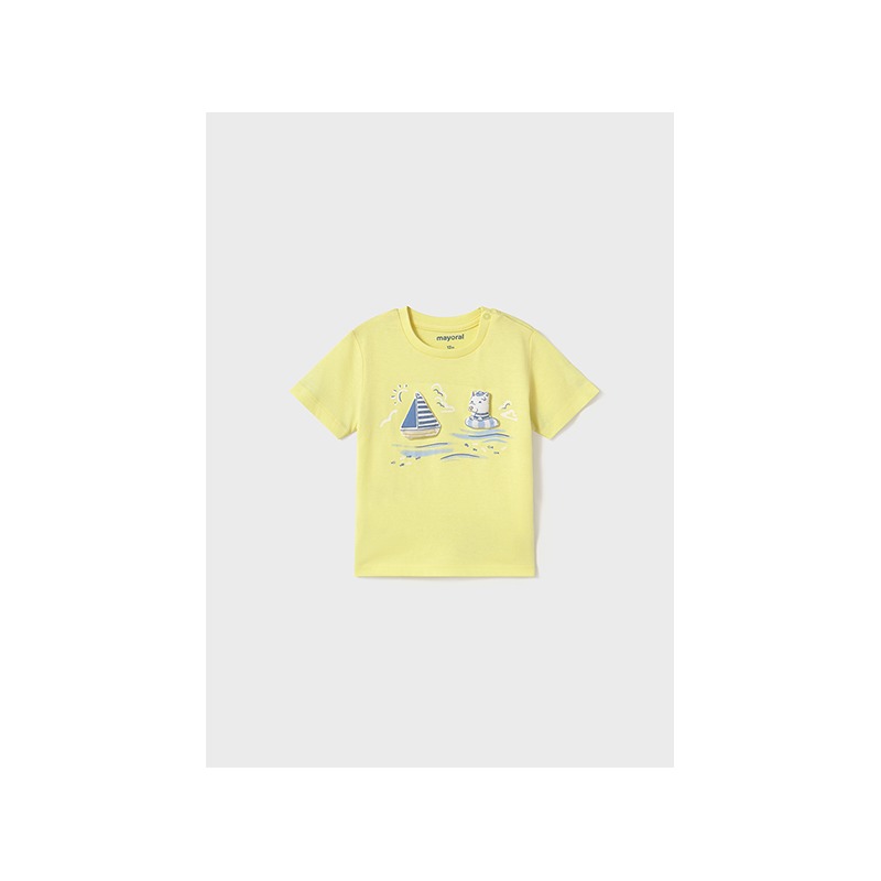 Camiseta m/c apliques bebe niño mayoral