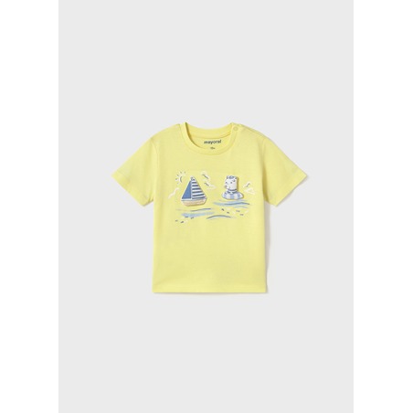 Camiseta m/c apliques bebe niño mayoral