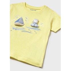 Camiseta m/c apliques bebe niño mayoral