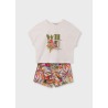 Conjunto short estampado chica mayoral