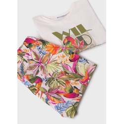 Conjunto short estampado chica mayoral