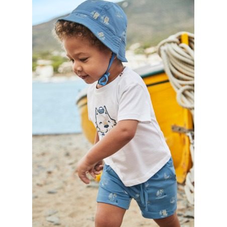 Conjunto punto print con gorro bebe niño mayoral