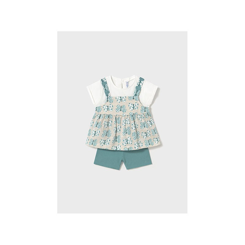 Conjunto short ciclista bebe niña mayoral