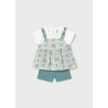 Conjunto short ciclista bebe niña mayoral