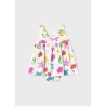 Vestido estampado con braguita bebe mayoral