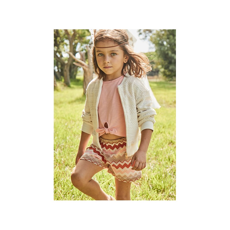 Conjunto short punto fantasia niña mayoral