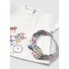 Camiseta m/c con diadema bebe niña mayoral