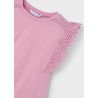 Camiseta m/c crochet niña mayoral