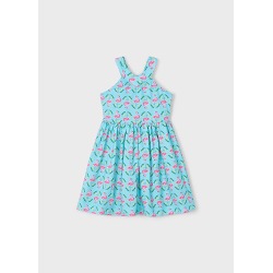Vestido estampado flamencos niña mayoral