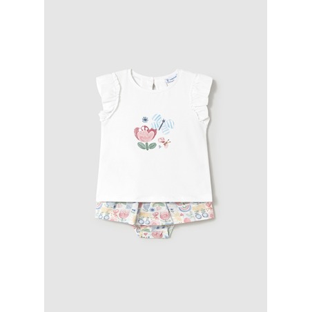 Conjunto falda estampada bebe niña mayoral