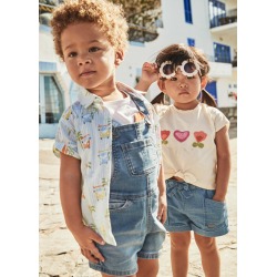 Peto corto soft denim bebe...