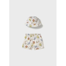 Conjunto bañador con gorro bebe niño mayoral