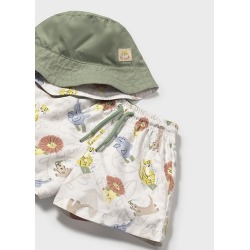 Conjunto bañador con gorro bebe niño mayoral