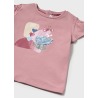 Camiseta m/c bordado bebe niña mayoral