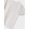 Camiseta m/c mangas tul chica mayoral