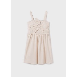 Vestido punto flor chica...