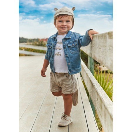 Conjunto punto con gorro bebe niño mayoral