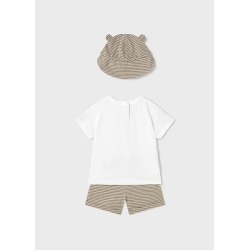 Conjunto punto con gorro bebe niño mayoral