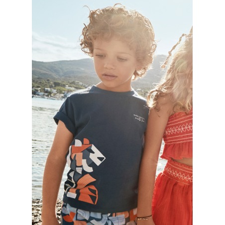 Camiseta m/c estampación niño mayoral