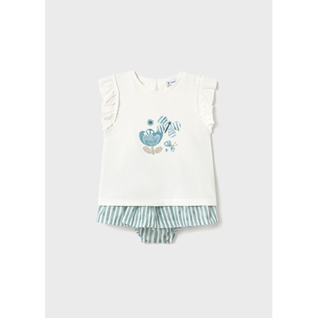 Conjunto falda rayas bebe niña mayoral